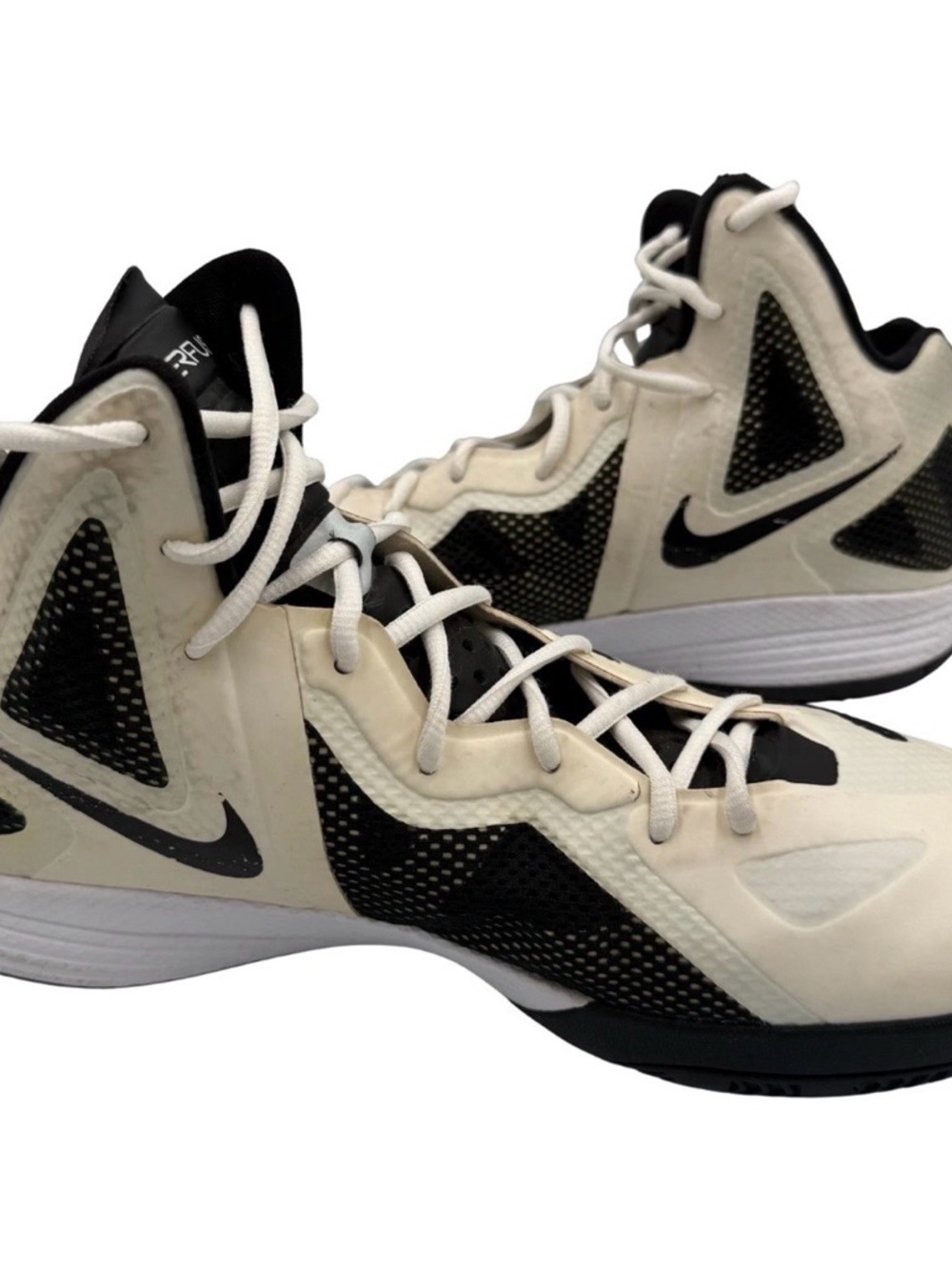 Size 12 Nike Zoom Hyperfuse 2011 White Black